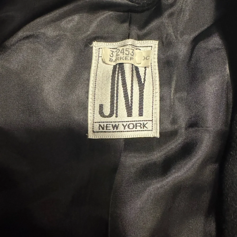 Jones JNY Men Coat 42R 100% Wool Long Coat